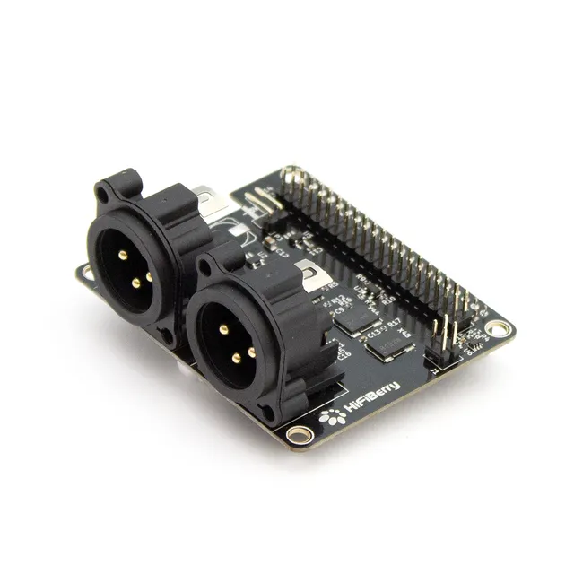 hifiberry-dac2-pro-xlr-pro-dac-board-mit-xlr image 1